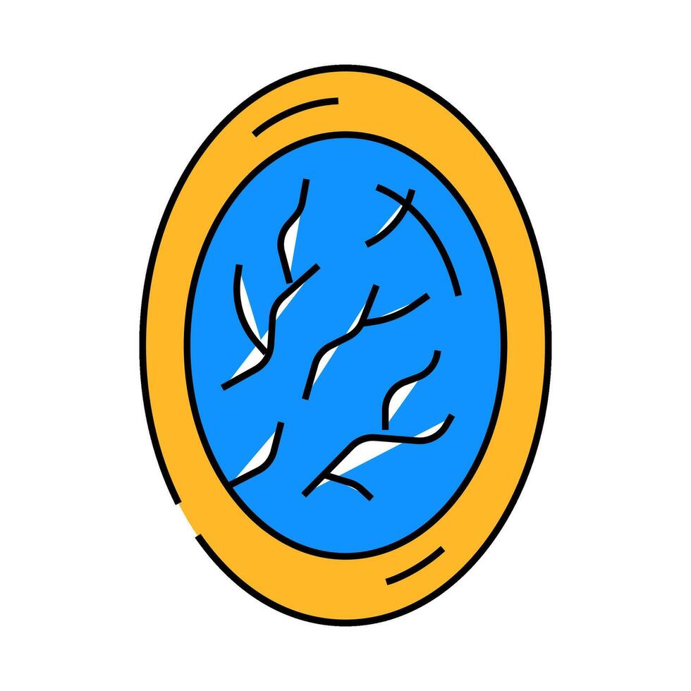 worry stones fidget toy icon color illustration vector