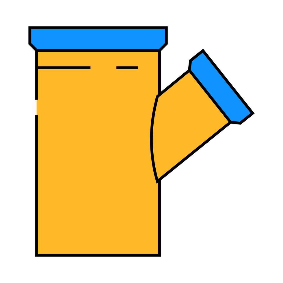 oil pipeline icon color illustration vector