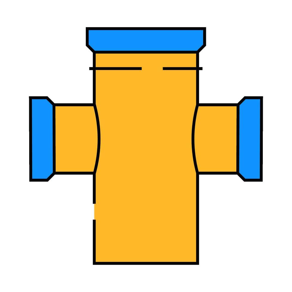 equipment pipeline icon color illustration vector