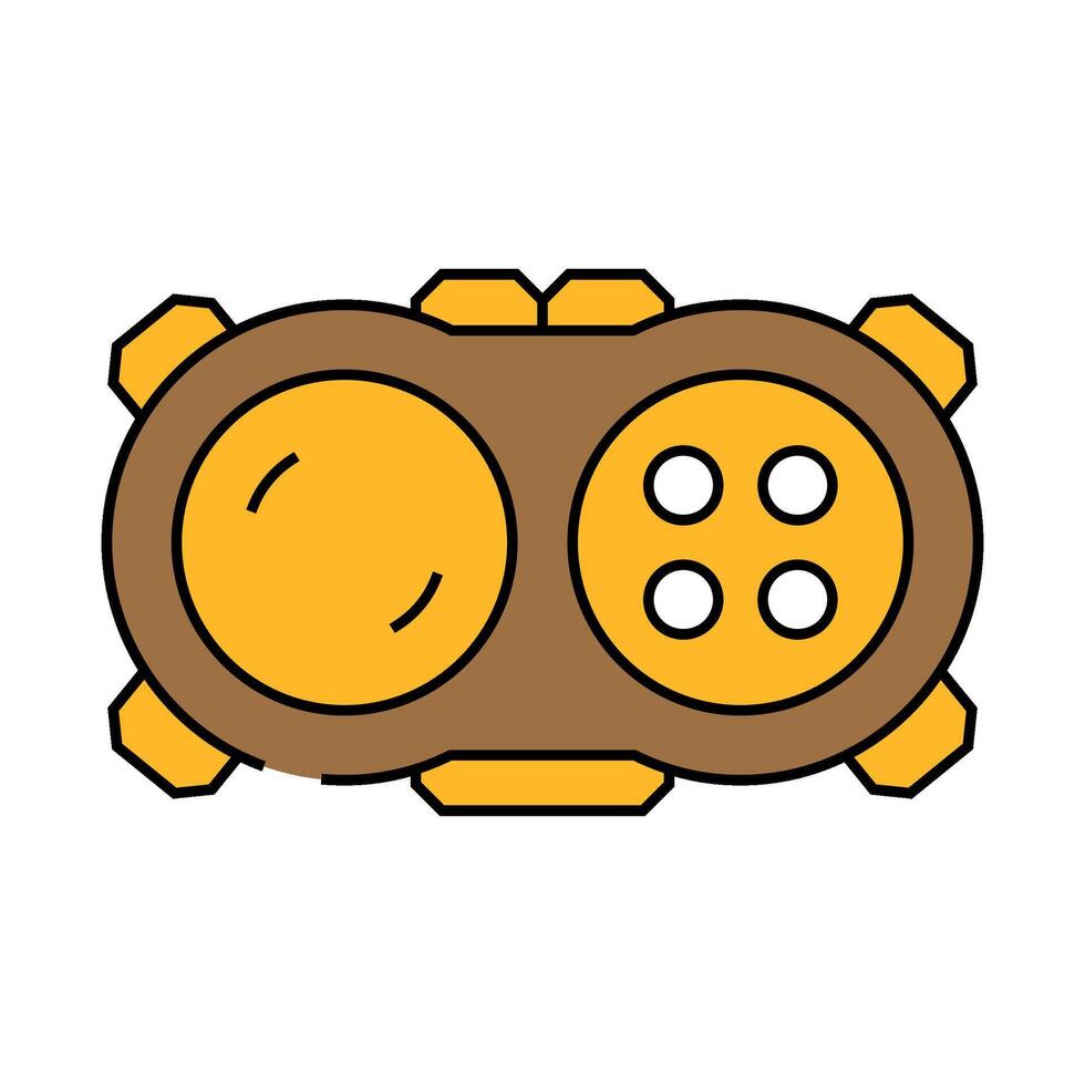 fidget pad fidget toy icon color illustration vector
