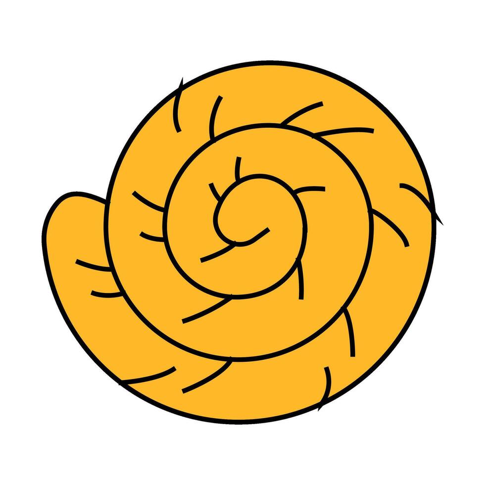 borek pastry turkish cuisine icon color illustration vector