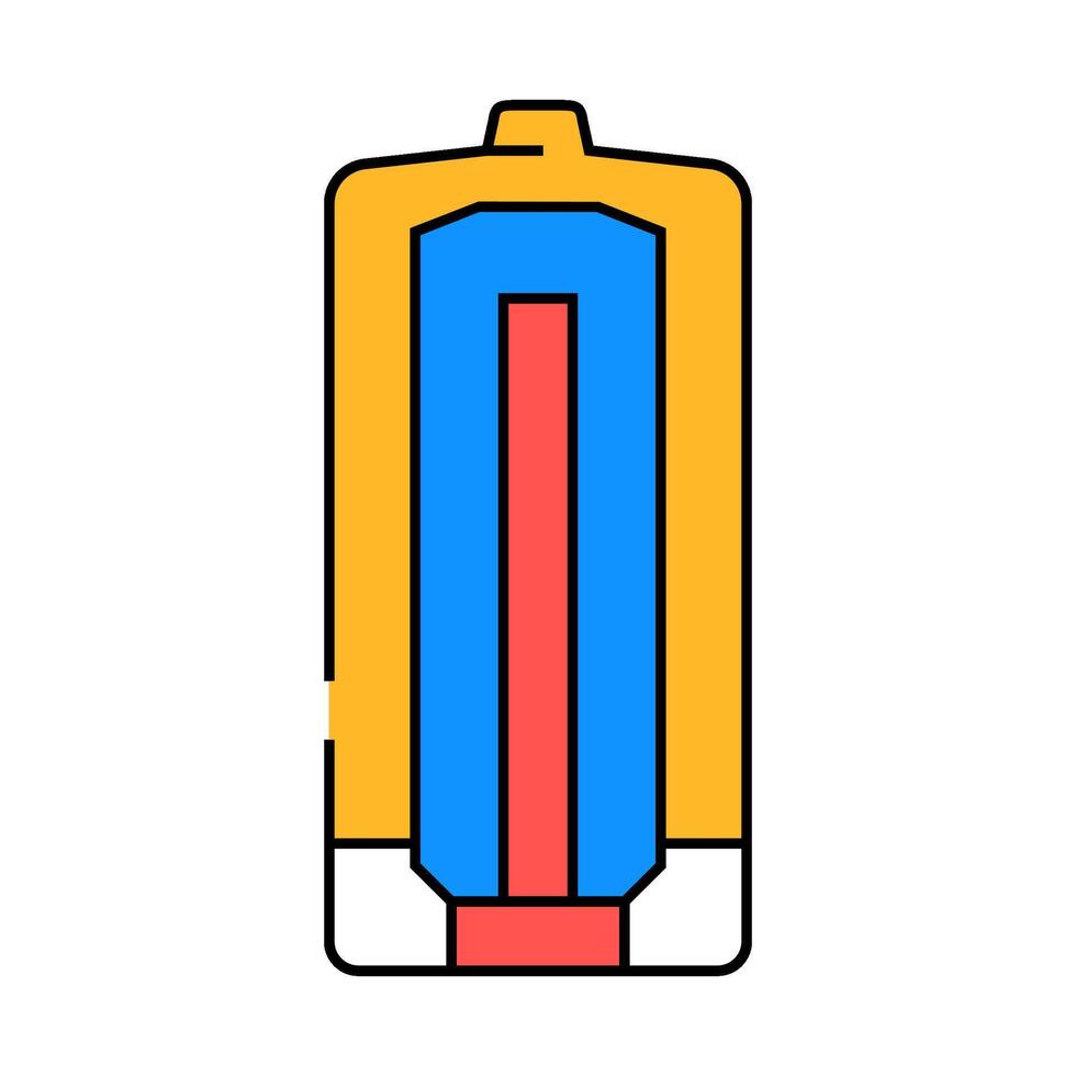 battery components icon color illustration vector