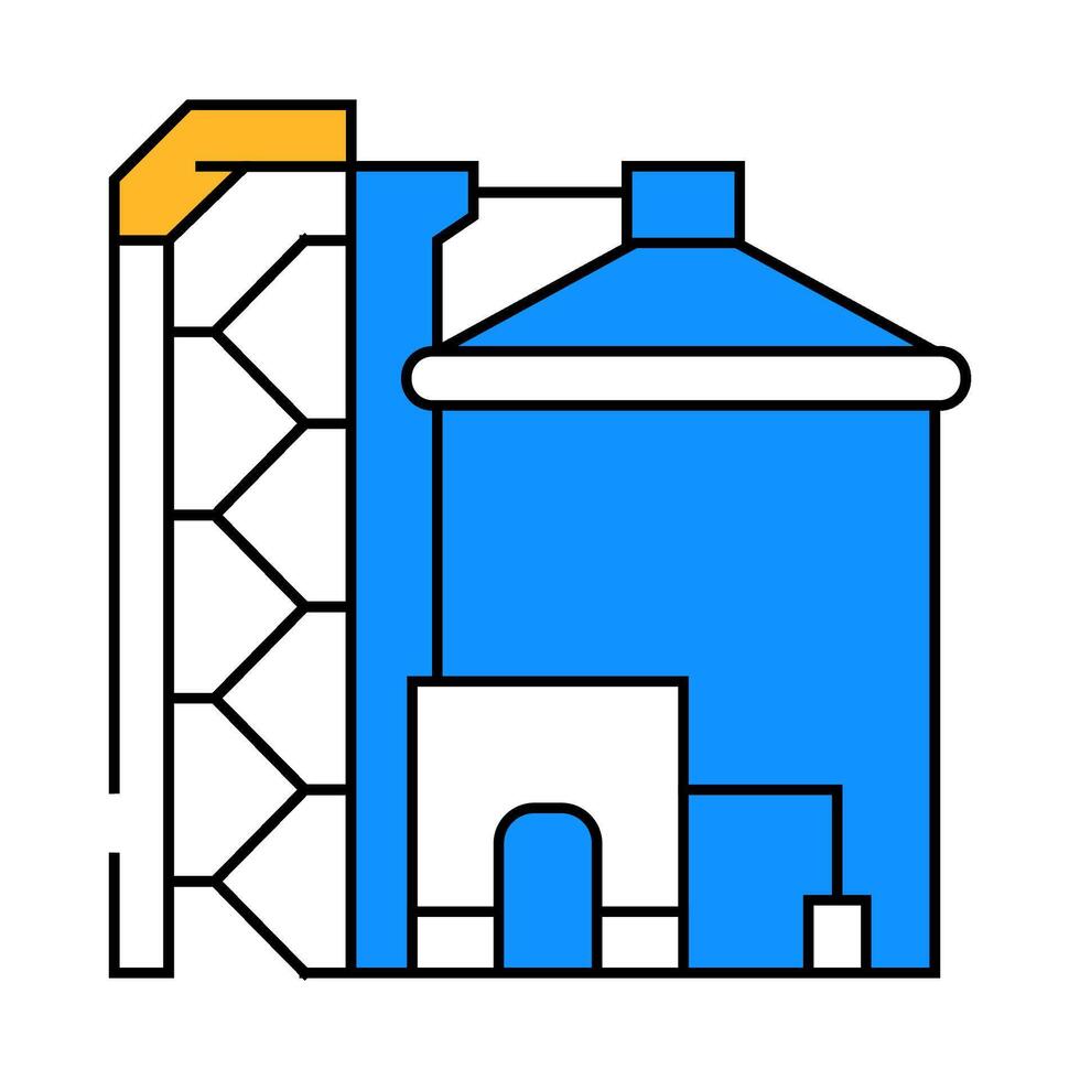 plant biomass energy icon color illustration vector