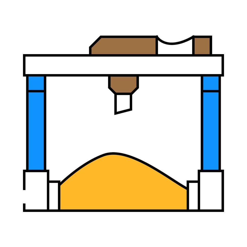 industry biomass energy icon color illustration vector