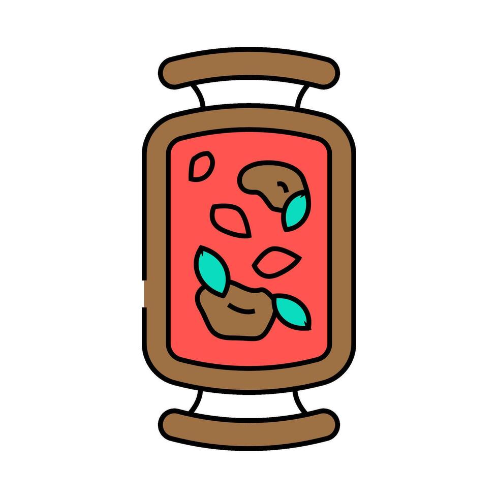 ossobuco stew italian cuisine icon color illustration vector