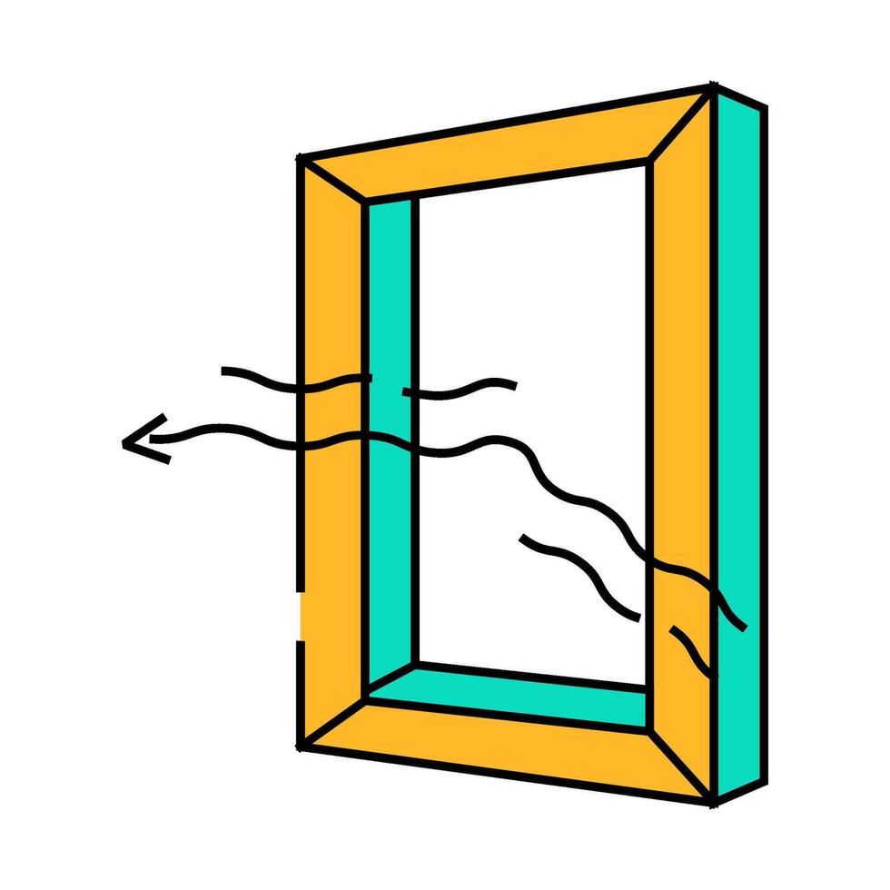 windows energy efficient icon color illustration vector