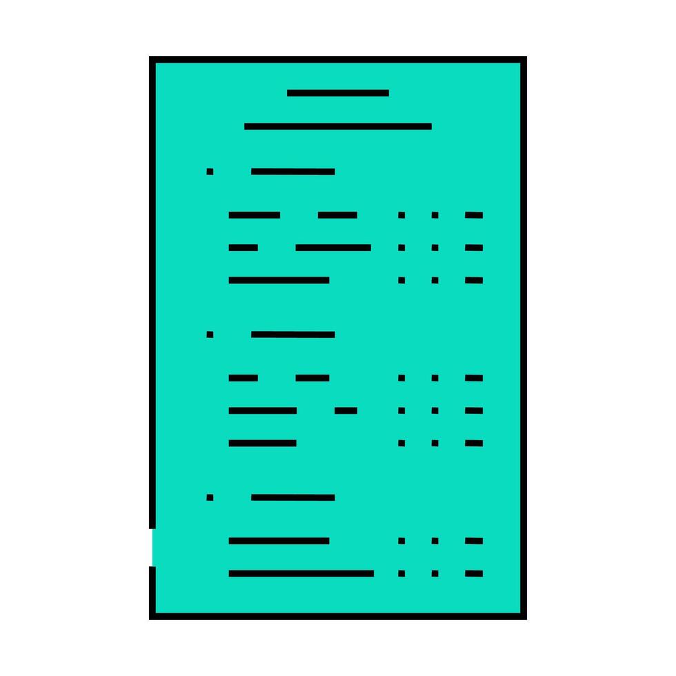 writing manuals technical writer icon color illustration vector