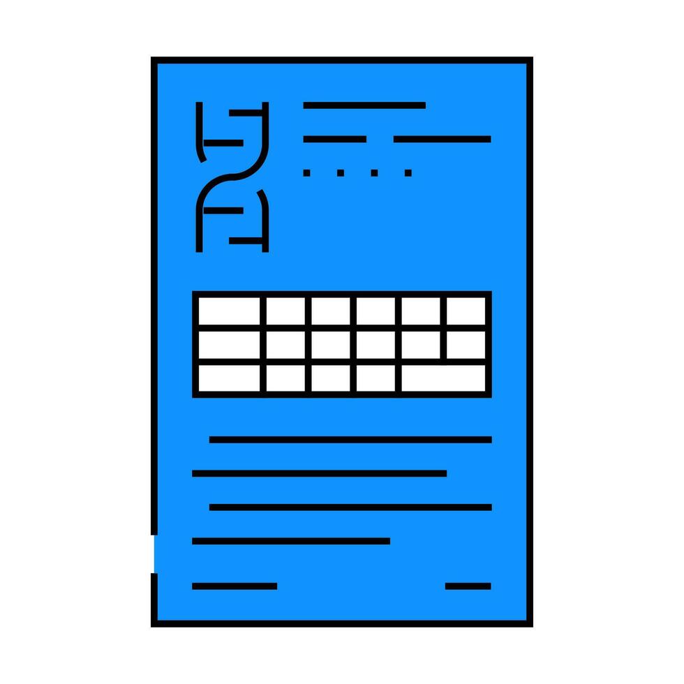 researching topics technical writer icon color illustration vector