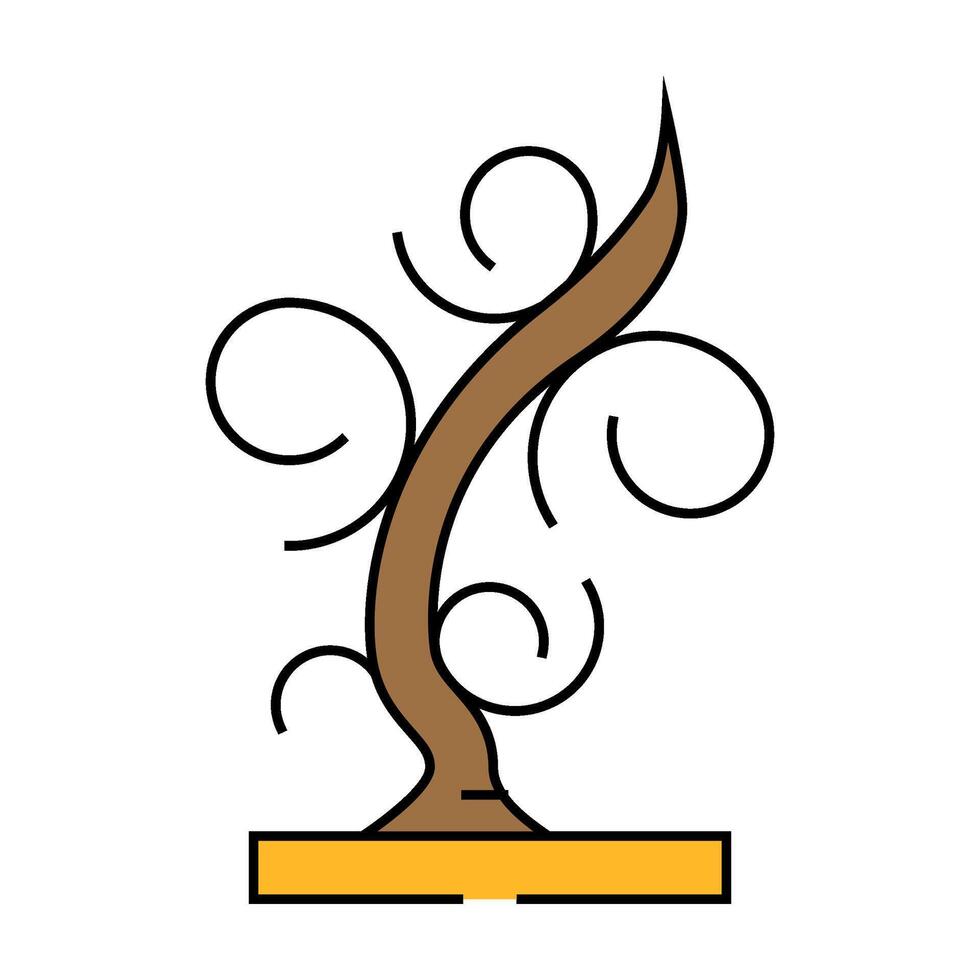 metal artist blacksmith icon color illustration vector