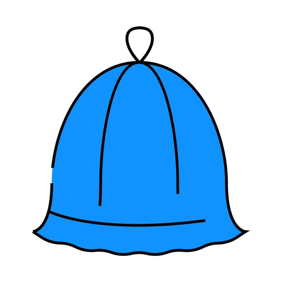 hat sauna icon color illustration vector