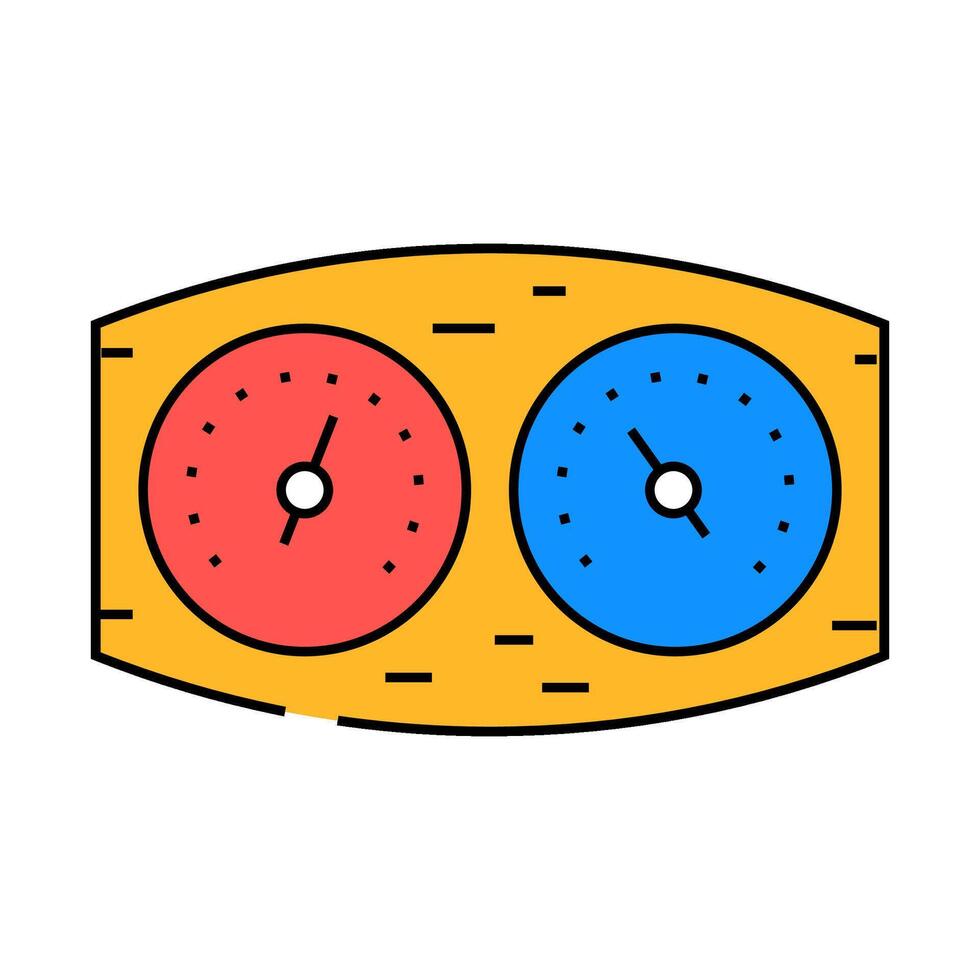 temperature sauna icon color illustration vector