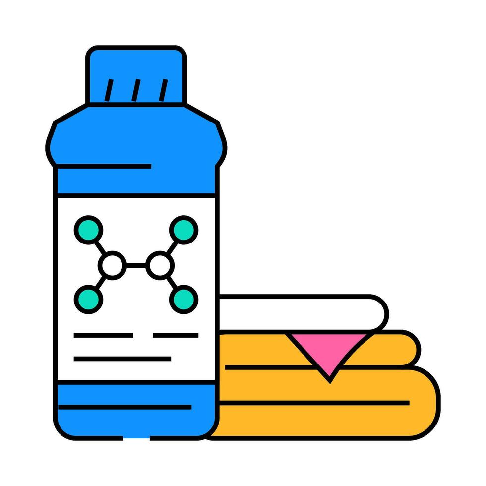 perc perchloroethylene dry cleaning icon color illustration vector