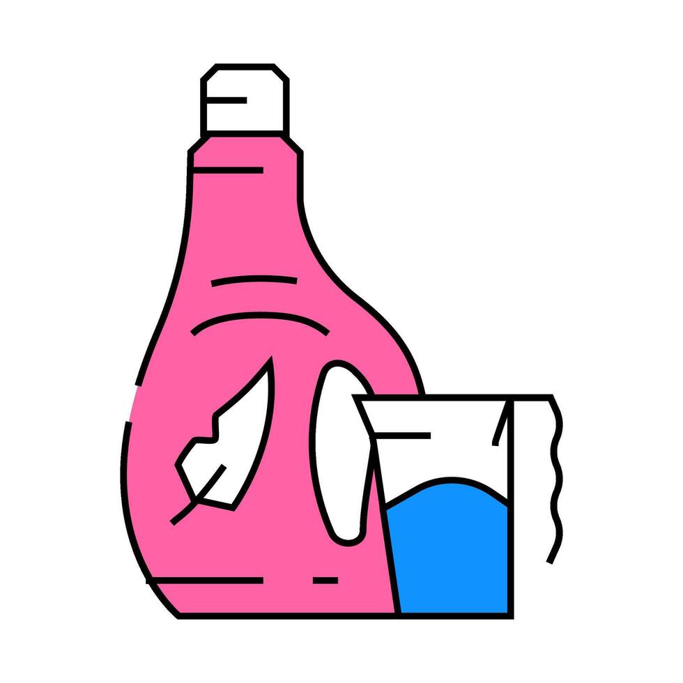 fabric care dry cleaning icon color illustration vector