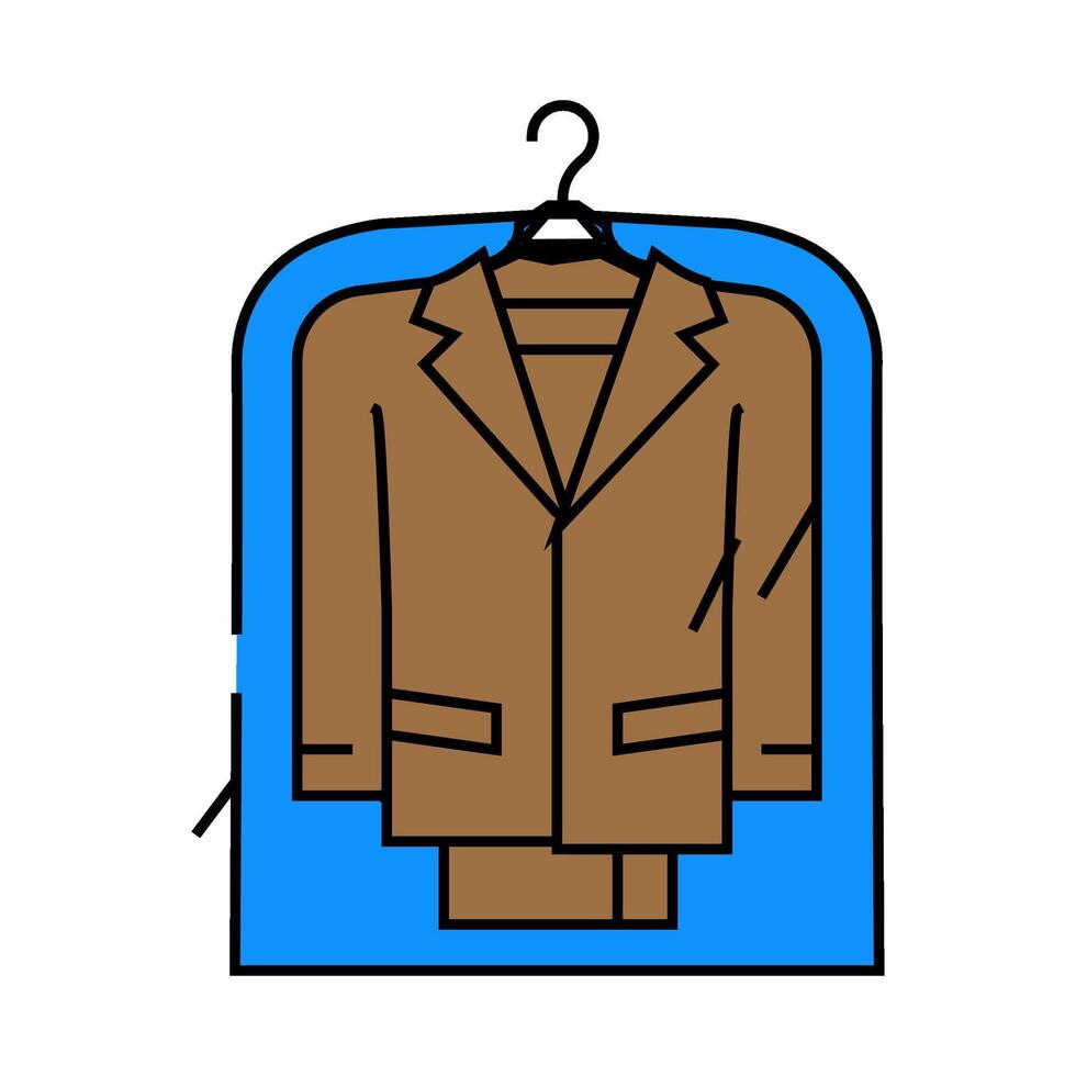 dry cleaner icon color illustration vector
