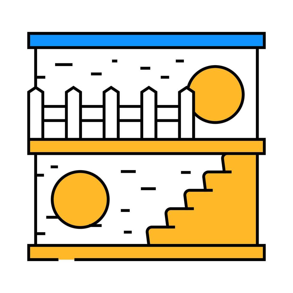 hamster pet house icon color illustration vector