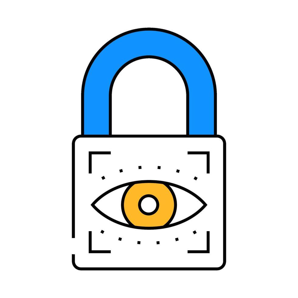 parental control product label caution icon color illustration vector