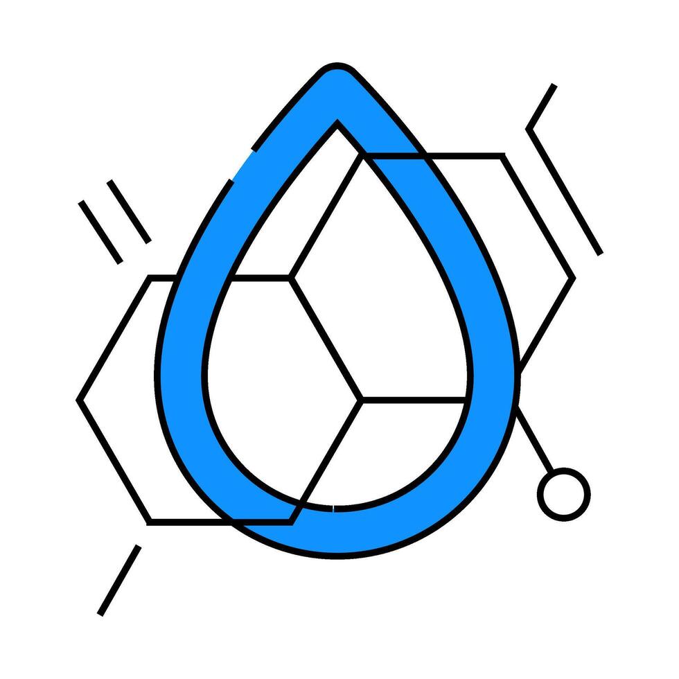 clean formula label product caution icon color illustration vector