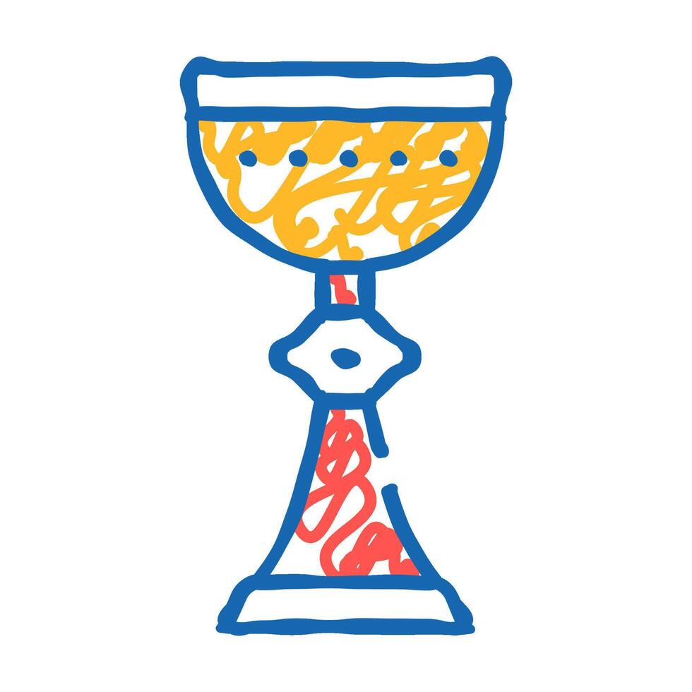 cup goblet icon doodle illustration vector