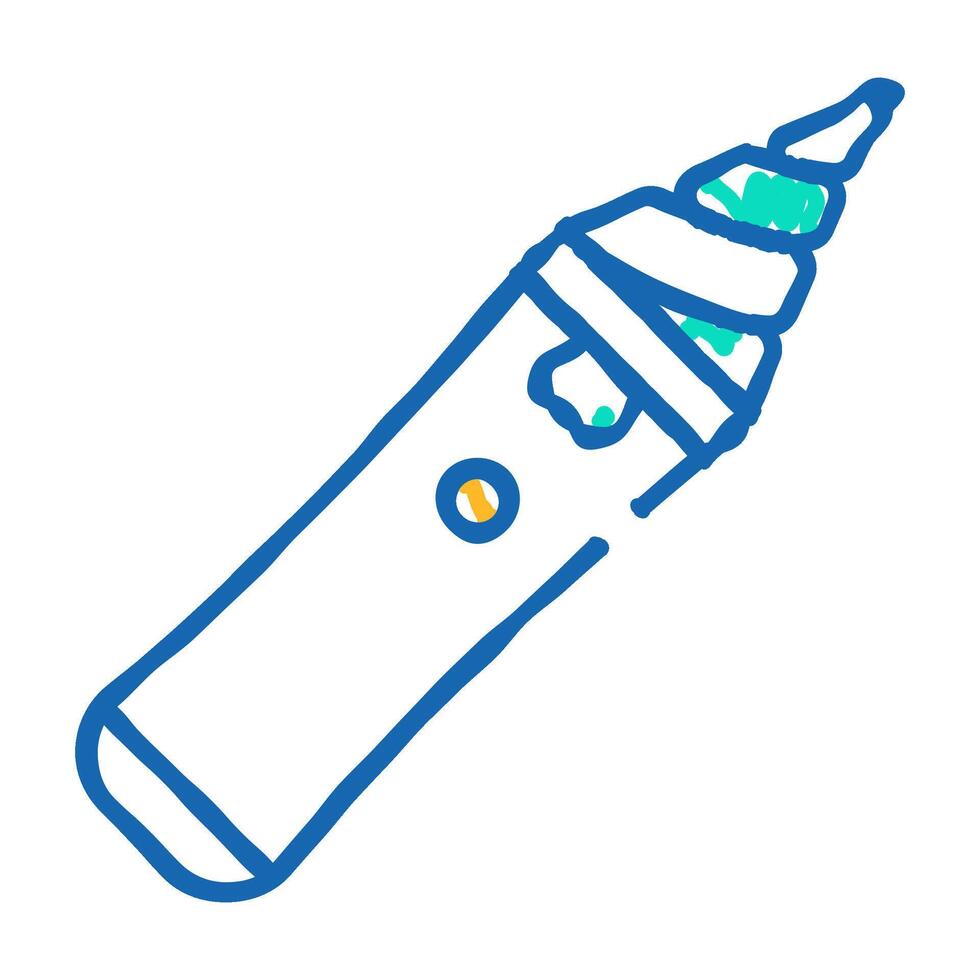 device for cleaning ears icon doodle illustration vector