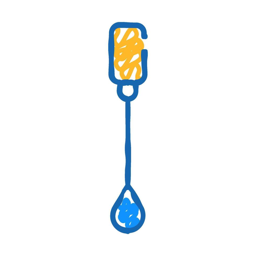 pap smear tool icon doodle illustration vector