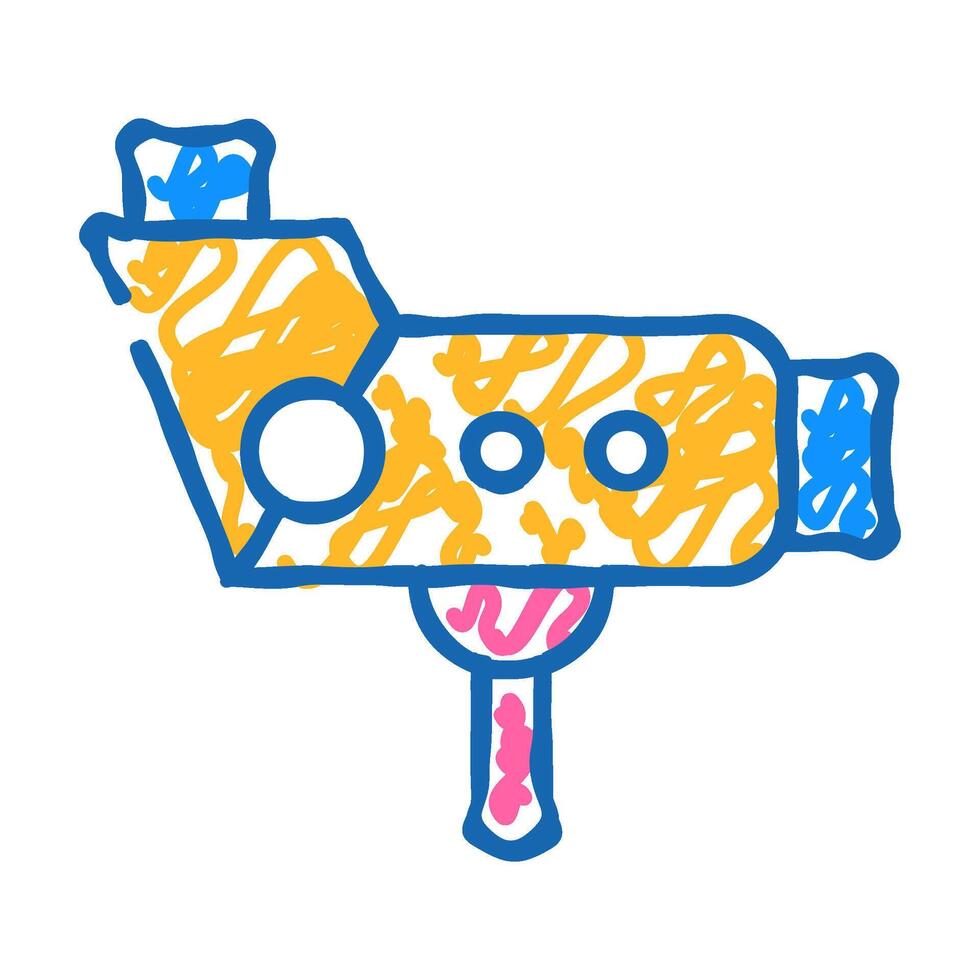 colposcope tool sign icon doodle illustration vector