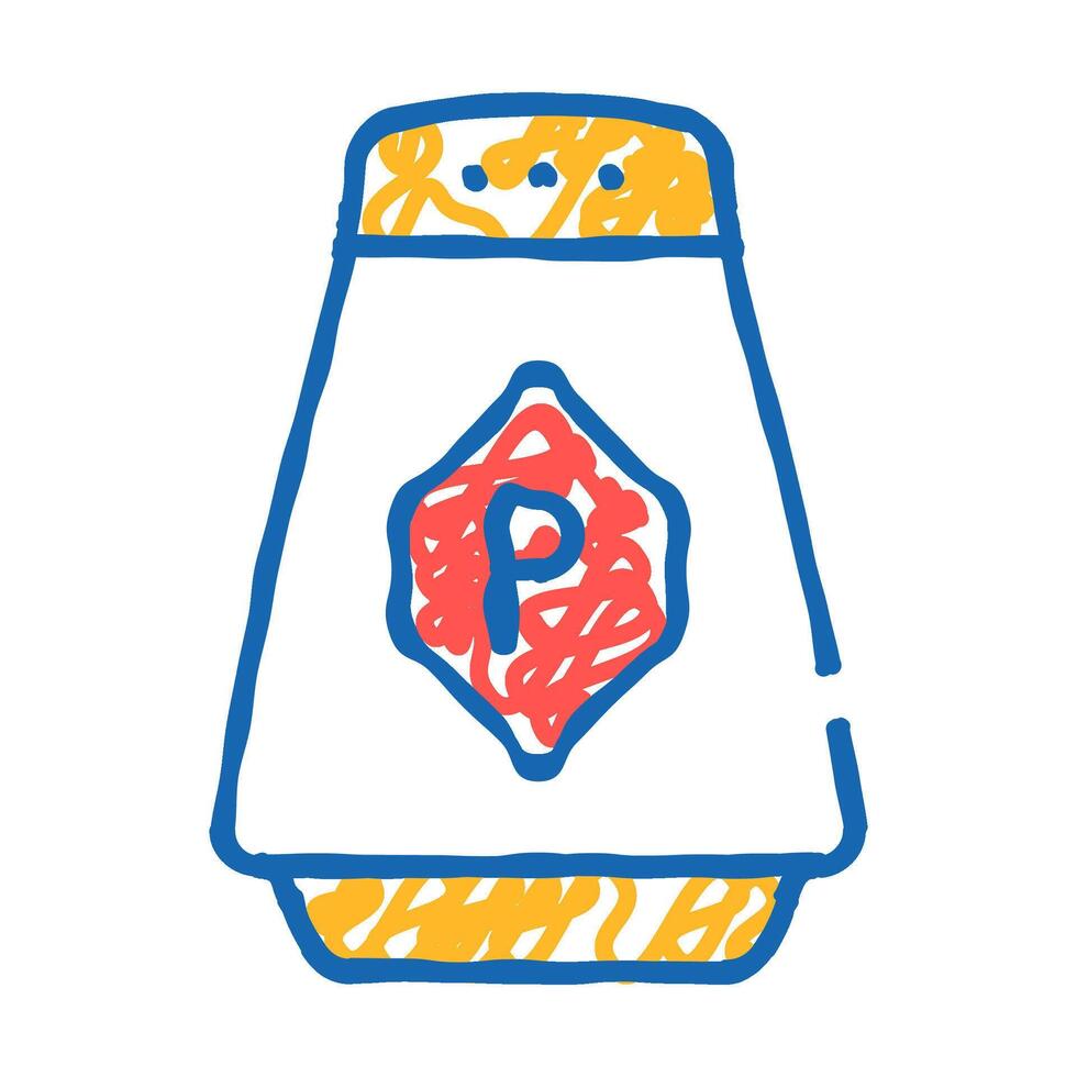 pepper spice icon doodle illustration vector