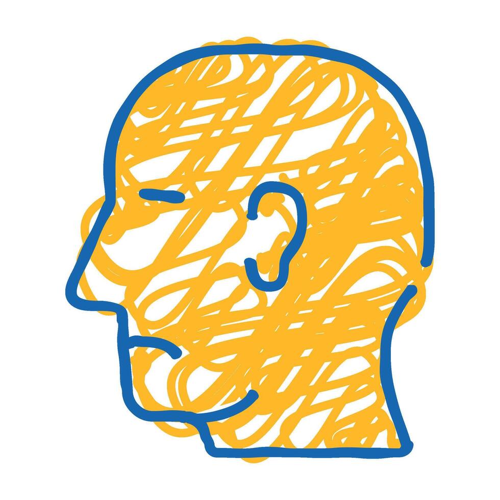 allergic rash icon doodle illustration vector