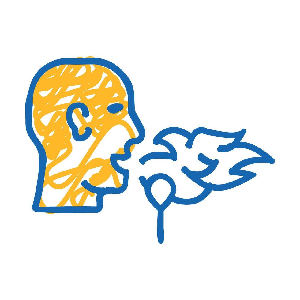 fure show performing icon doodle illustration vector