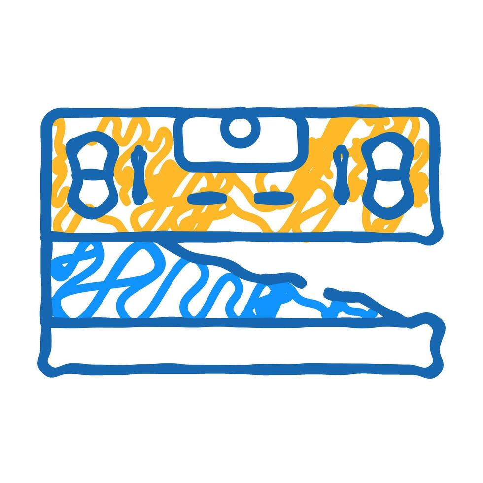 building level icon doodle illustration vector