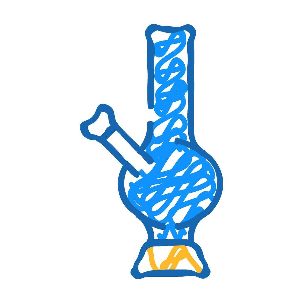 bulbulyator for smoke narcotics icon doodle illustration vector
