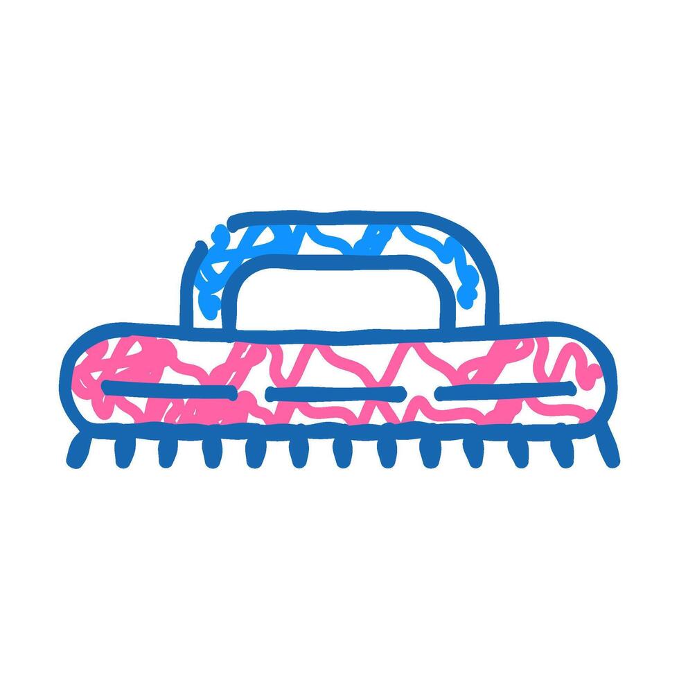 brush tool flat icon doodle illustration vector