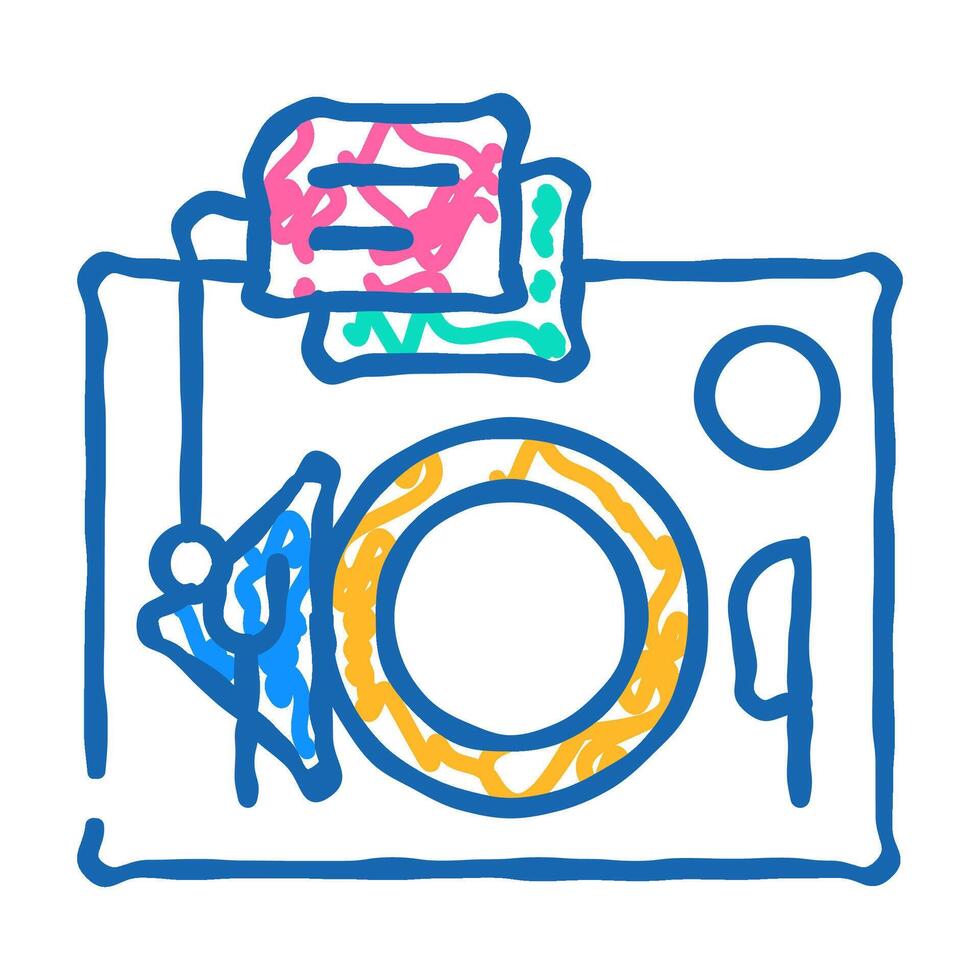 serving rules icon doodle illustration vector