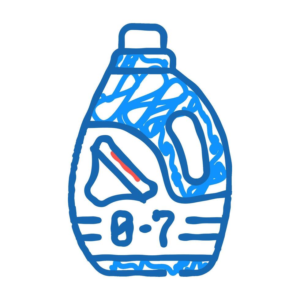 baby powder detergent icon doodle illustration vector