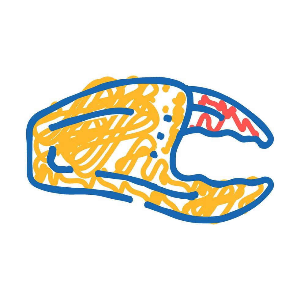 crab claw icon doodle illustration vector