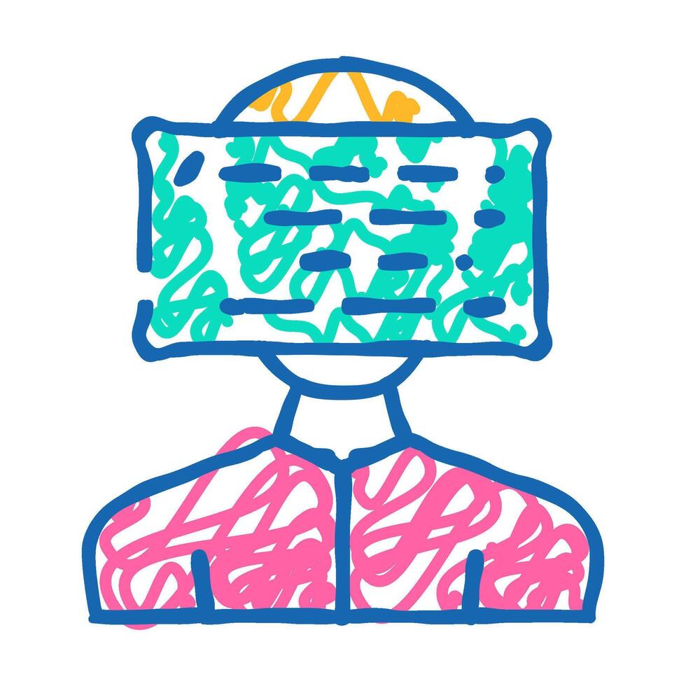 client programming kyc icon doodle illustration vector