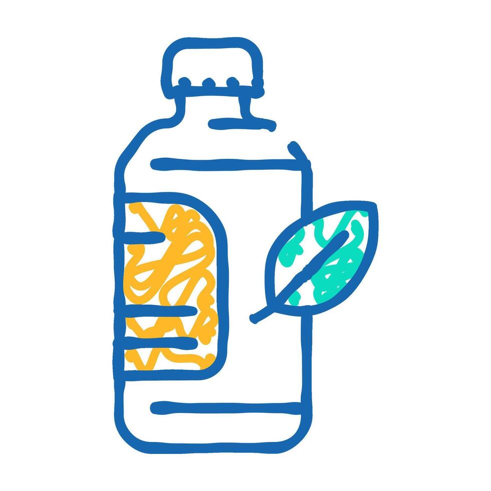 water for face icon doodle illustration vector