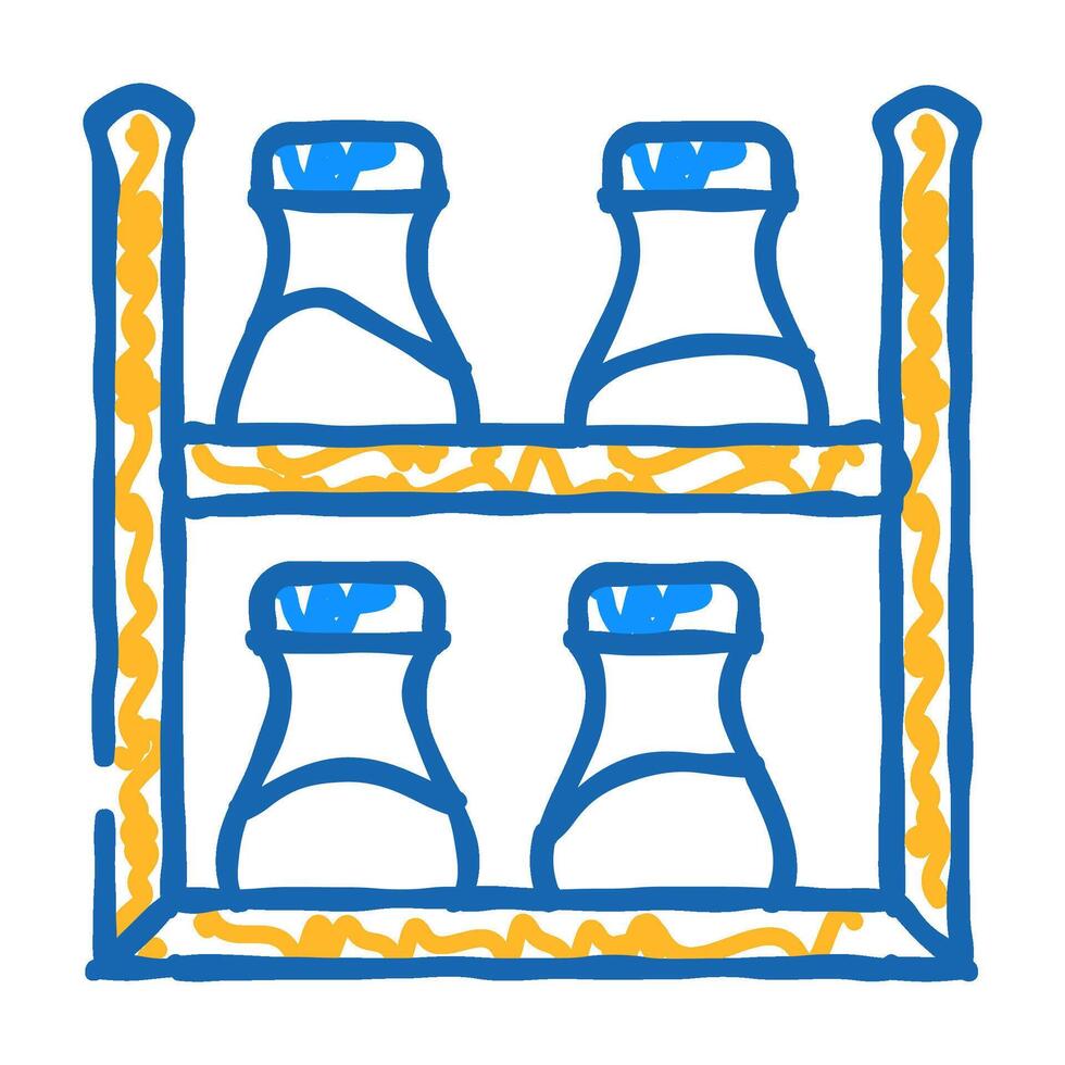 spice shelf icon doodle illustration vector