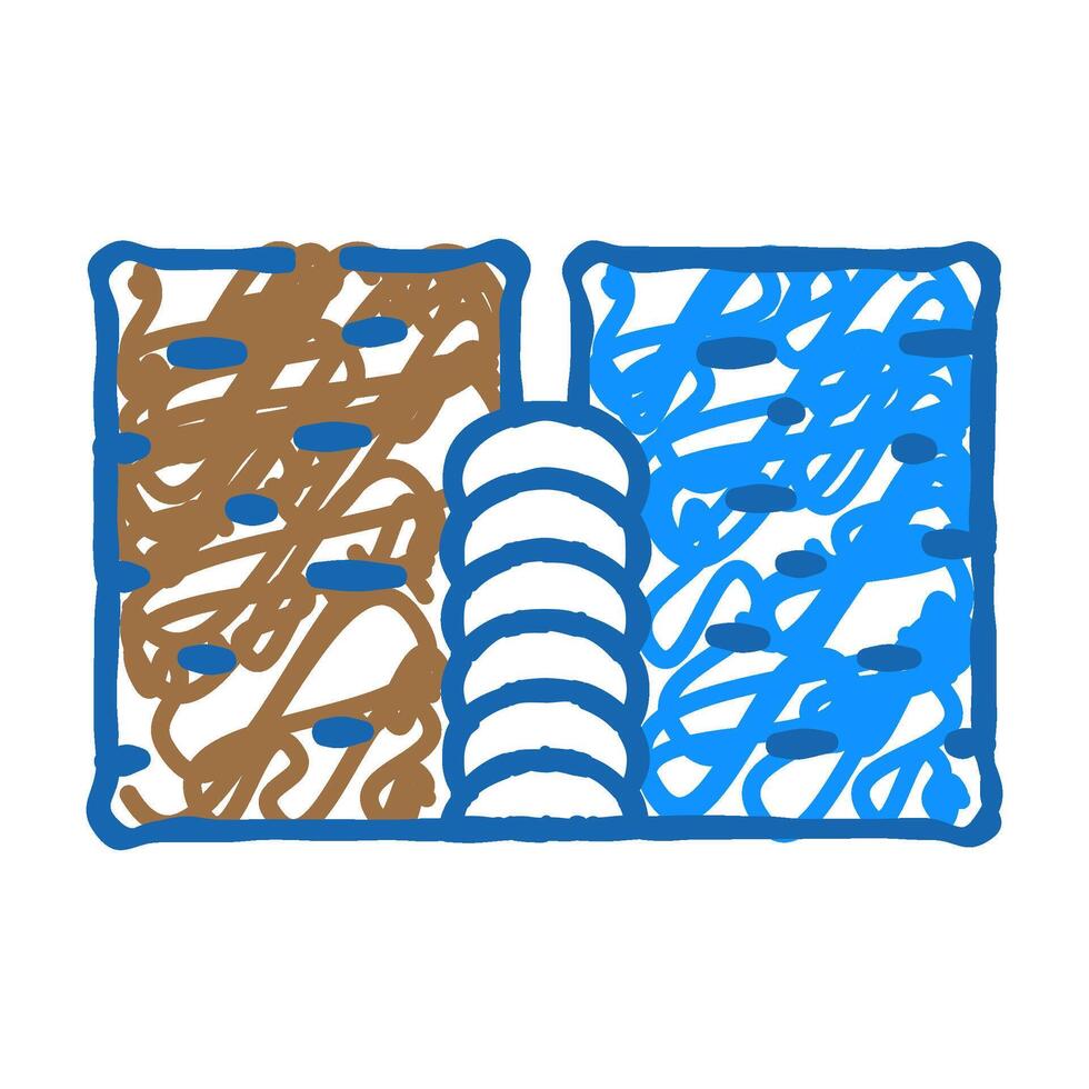 welding seam icon doodle illustration vector