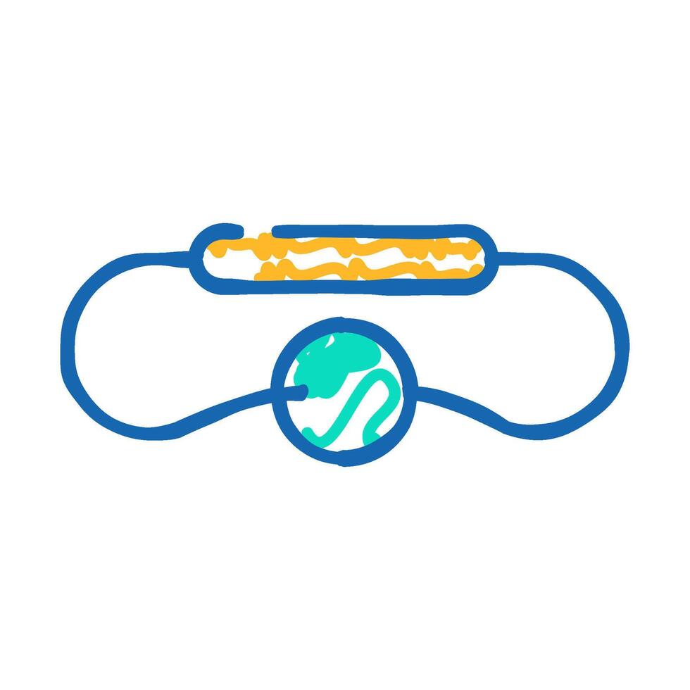 tank banger icon doodle illustration vector