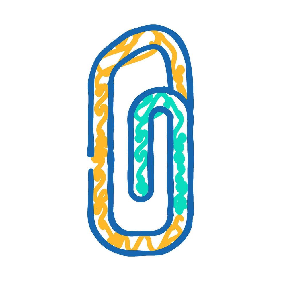 attach file icon doodle illustration vector