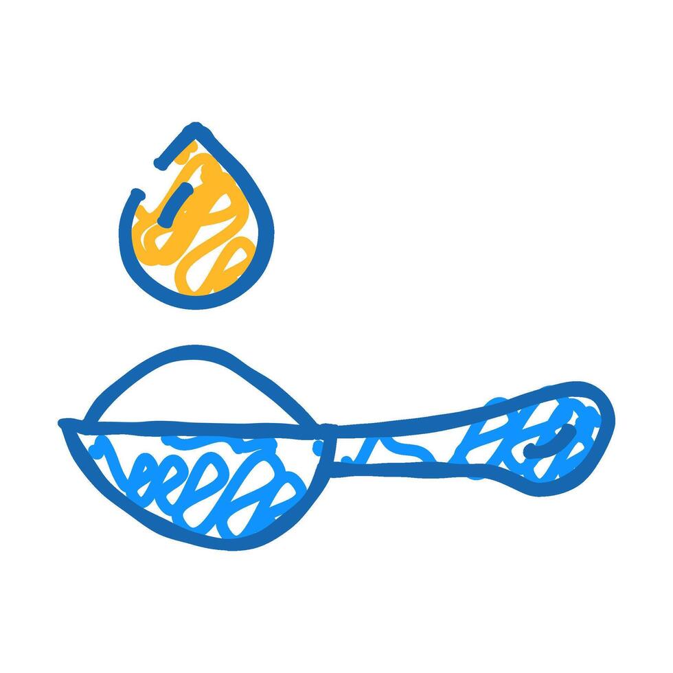 vinegar and soda icon doodle illustration vector