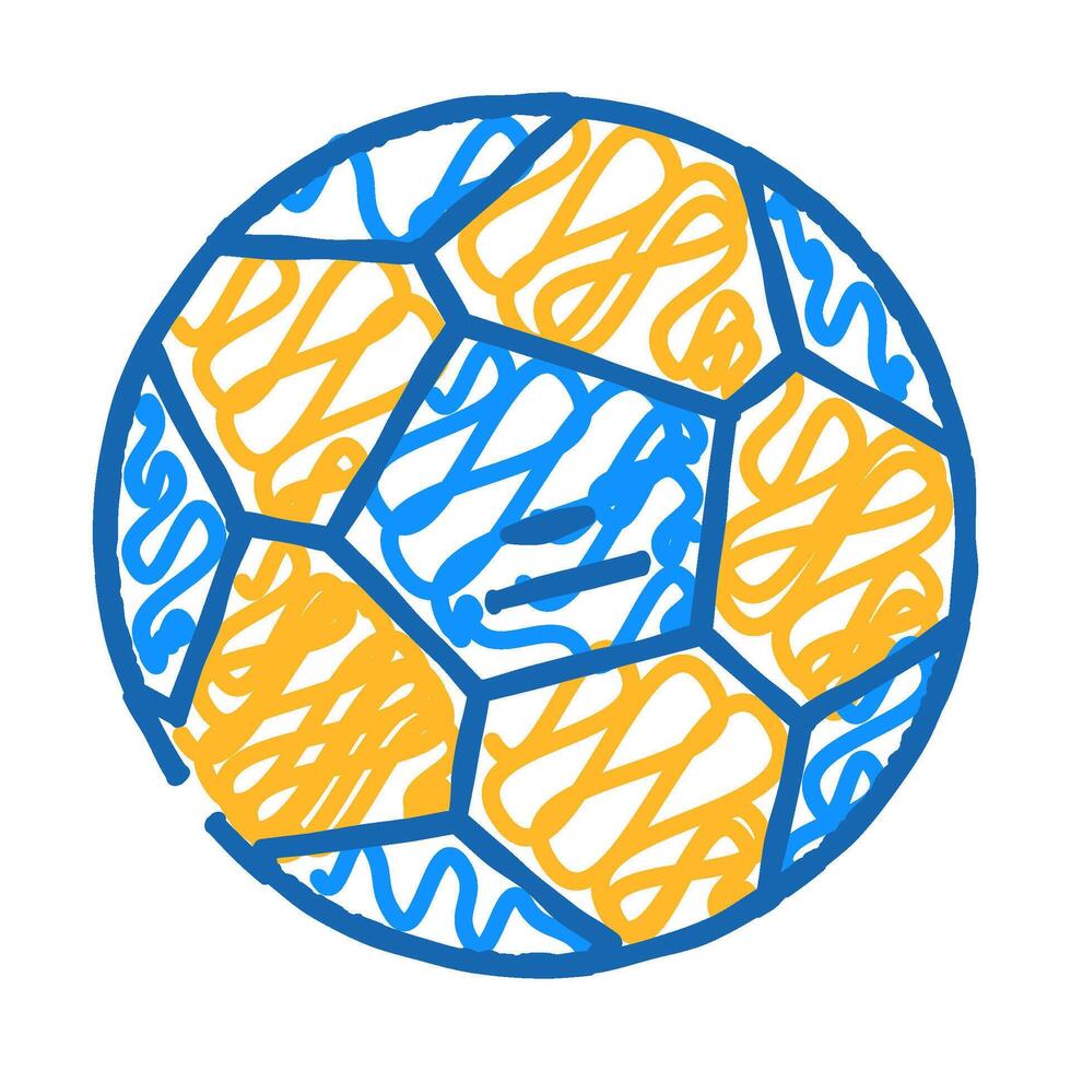 soccer sport game icon doodle illustration vector