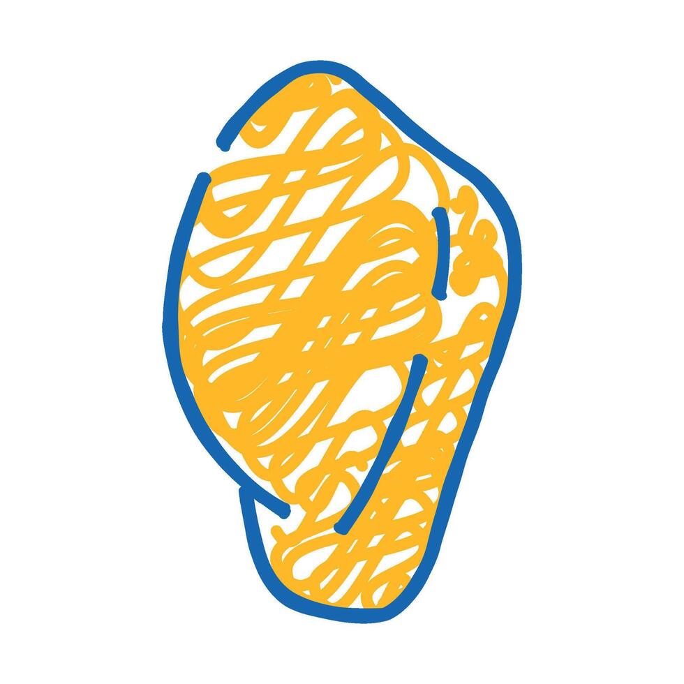 middle phalanx icon doodle illustration vector