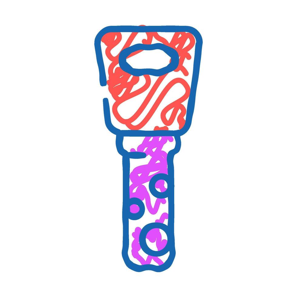dimple key icon doodle illustration vector
