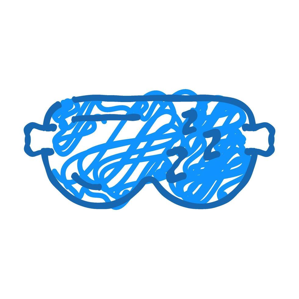 let yourself sleep icon doodle illustration vector
