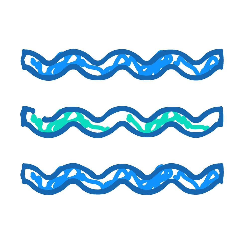 air wave icon doodle illustration vector