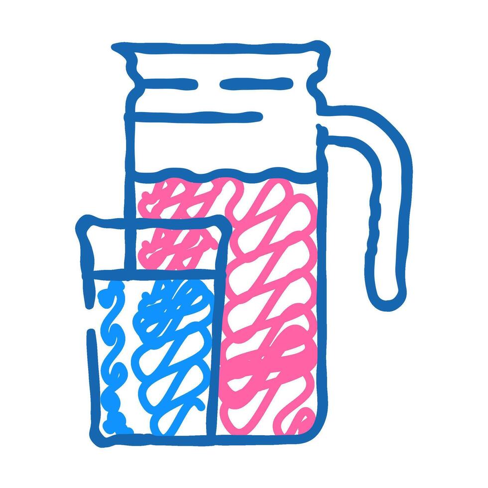 buttermilk milk product icon doodle illustration vector