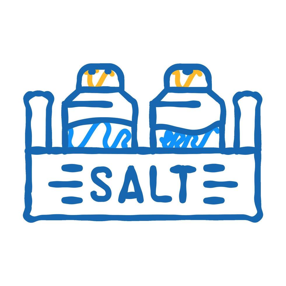 table salt icon doodle illustration vector