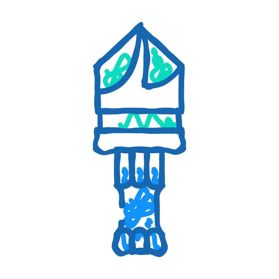 countersink drill bit icon doodle illustration vector