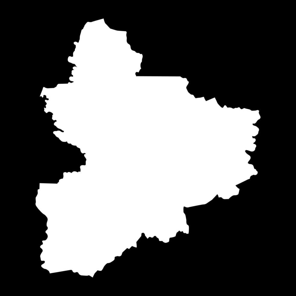 Vallee du Bandama district map, administrative division of Ivory Coast. illustration. vector